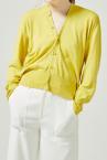 CAPE SLEEVE MULTI-WAY KNIT PULLOVER [YELLOW]