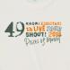 49th SHOUT! -PIECES of BRIGHT- Tシャツ[オフホワイト]