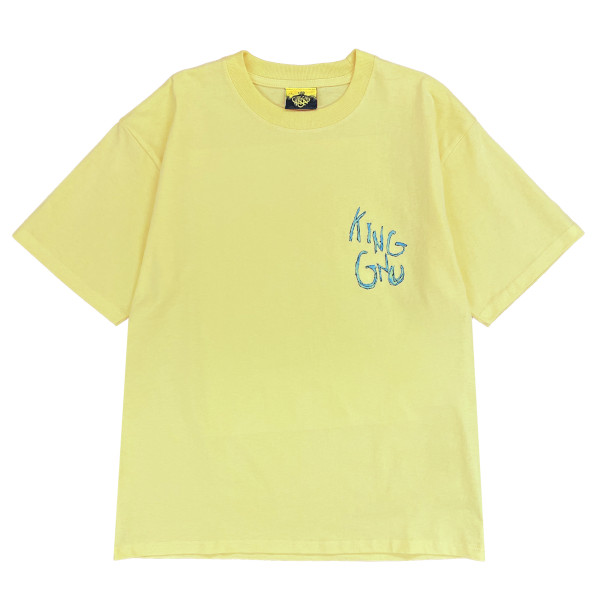 COLLAGED CROWN TEE [LIGHT YELLOW]