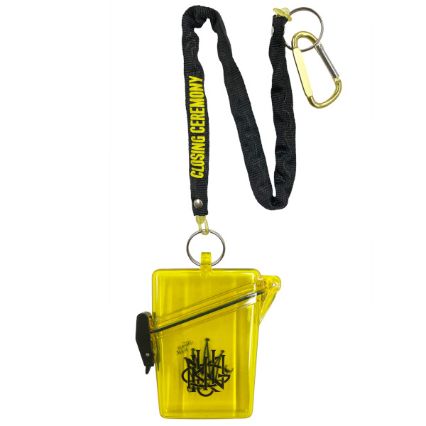 CLEAR CARD CASE [YELLOW]