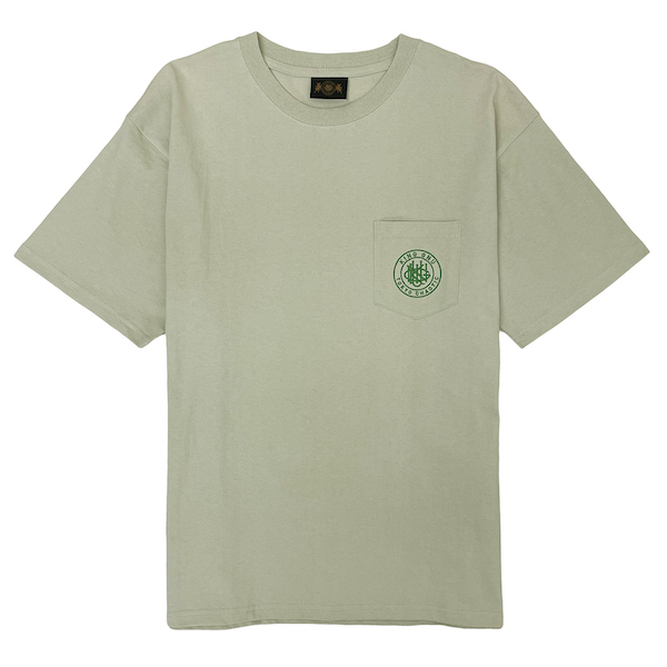 CREST LOGO POCKET TEE [BEIGE]