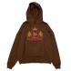 CREST LOGO HOODIE [BROWN]