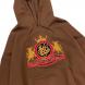 CREST LOGO HOODIE [BROWN]