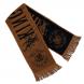 CREST LOGO JACQUARD MUFFLER TOWEL [BLACK]