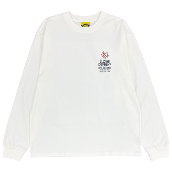 THE PHASE LONG SLEEVE TEE [WHITE]