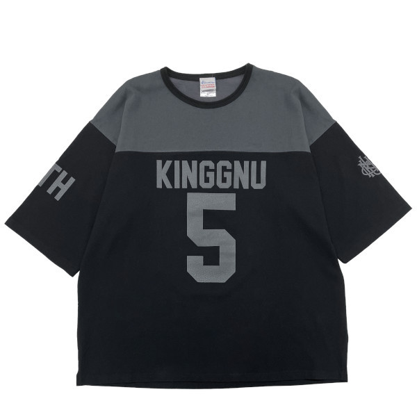 King Gnu オフィシャル・グッズ通販/商品詳細 FOOTBALL TEE [BLACK]