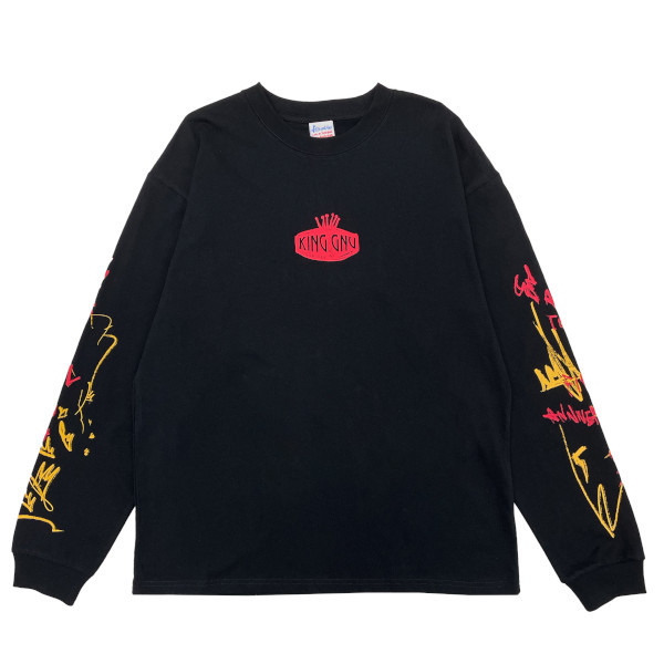 King Gnu オフィシャル・グッズ通販/商品詳細 LONG SLEEVE TEE [BLACK]