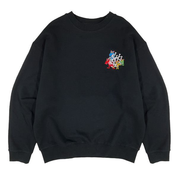 GNU CREW SWEAT [BLACK]