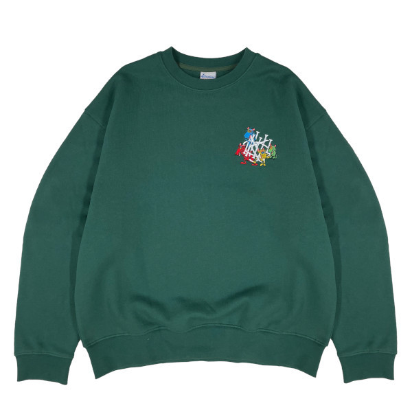 King Gnu オフィシャル・グッズ通販/商品詳細 GNU CREW SWEAT [GREEN]