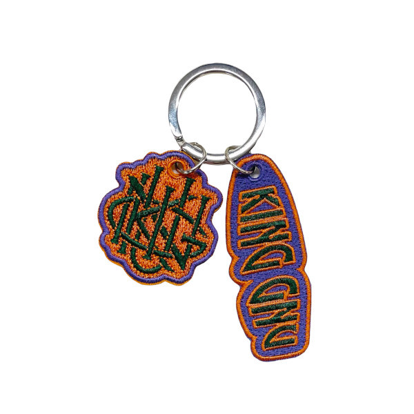 W CHARM KEY RING [PURPLE]