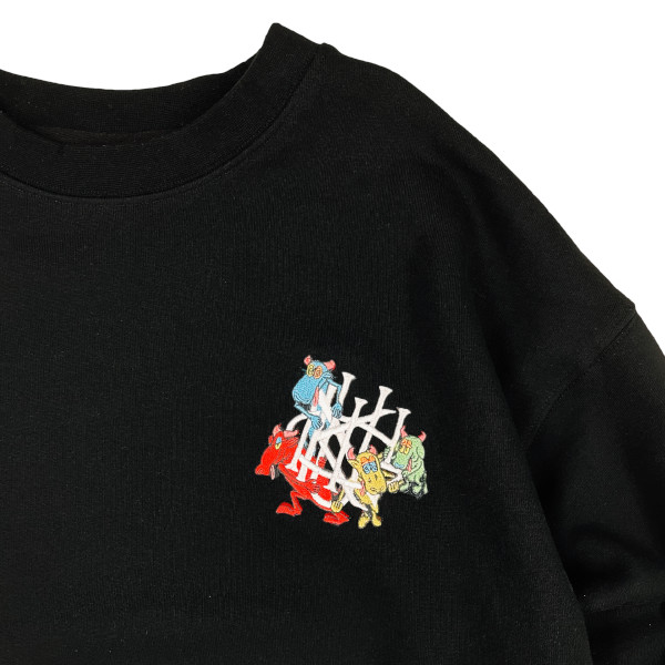 King Gnu オフィシャル・グッズ通販/商品詳細 GNU CREW SWEAT [BLACK]