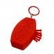 RUBBER KEY RING [RED]