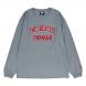 PATCHED LONG SLEEVE TEE [GRAY]