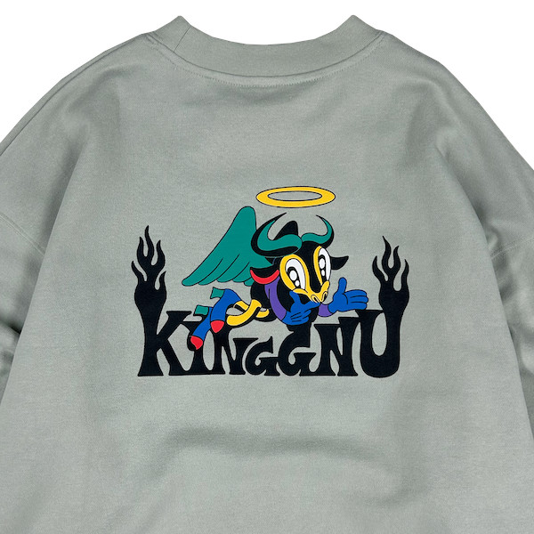 King Gnu オフィシャル・グッズ通販/商品詳細 FLYING GNU SWEAT [GRAY]