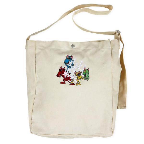 【King Gnu】GNU FRIENDS BAG ホワイト　ブラック2点セット King Gnu オフィシャル・グッズ通販/商品詳細 GNU FRIENDS BAG
