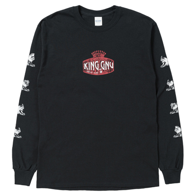 King Gnu オフィシャル グッズ通販 商品詳細 飛行艇 ロングスリーブtシャツ ブラック
