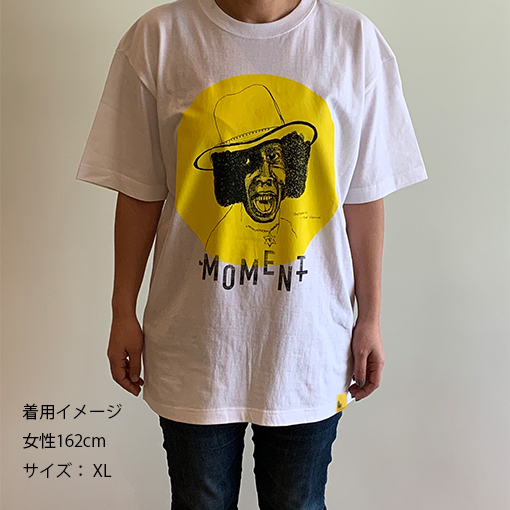 ラフィン オフィシャルグッズストア 商品詳細 ハナレグミ Moment Tシャツ Moon Light Ver ホワイト