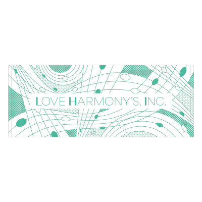 We Love Harmony Face Towel