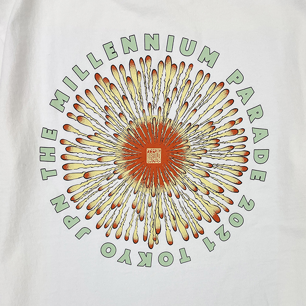 ミュージシャン millennium parade hanabi tee millennium parade HANABI Tシャツ ミレパ オレンジ - メルカリ