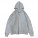 TRASH BOX ZIP HOODIE MOUSE GRAY