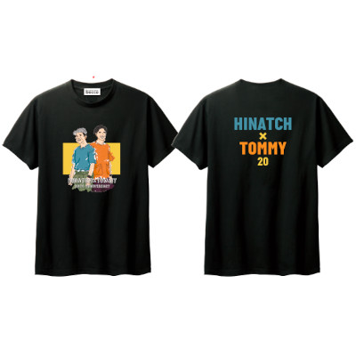 HINATCH×TOMMY 20th ANNIVERSARY Tシャツ　ブラック