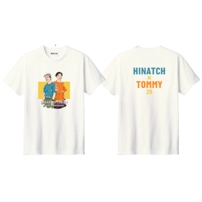 HINATCH×TOMMY 20th ANNIVERSARY Tシャツ　アイボリー