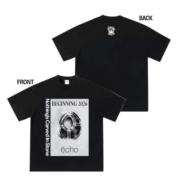BEGINNING 2026 Tシャツ ブラック