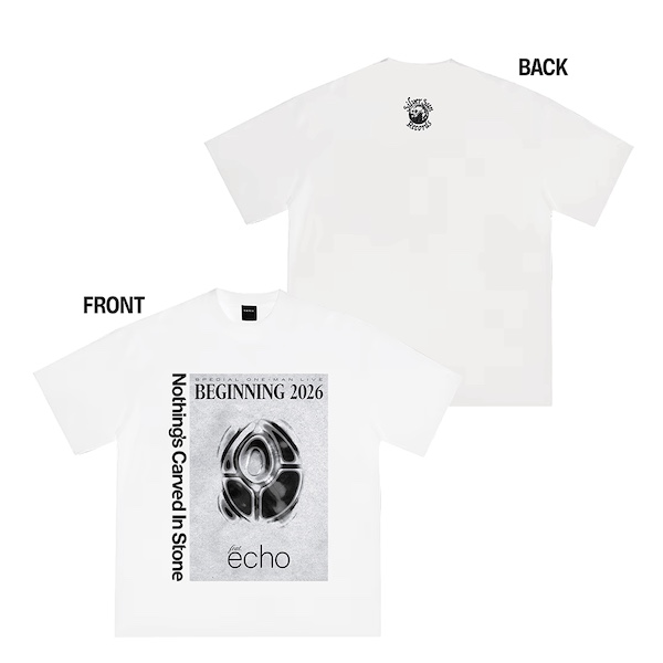 BEGINNING 2026 Tシャツ ホワイト