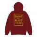Tour 2021 "from the BLACKSTAR" Hoodie burgundy