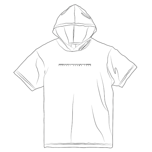 2021フード付きTシャツ(WHITE)