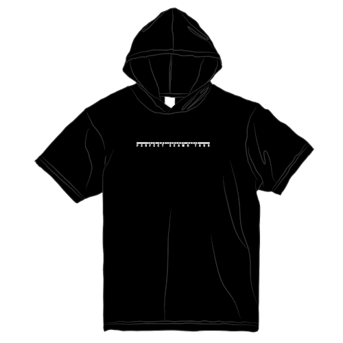 2021フード付きTシャツ(BLACK)