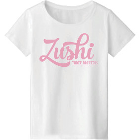 NEW LOGO T-SHIRTS(WHITE MODEL -PINK- "Ladies")