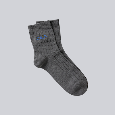 AJICO×Tabio ソックス(レディース)グレー