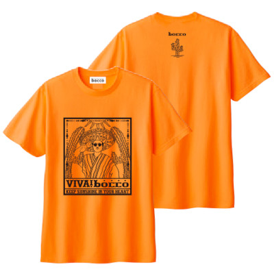 bocco メキシカンTシャツ オレンジ