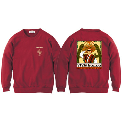 bocco メキシカン トレーナー バーガンディー