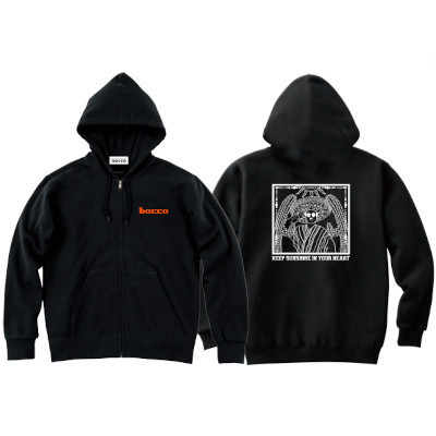 bocco メキシカン ZIPパーカー ブラック