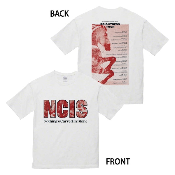 BRIGHTNESS TOUR ビッグTシャツ ホワイト