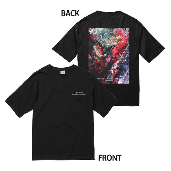 BRIGHTNESS ポケットビッグTシャツ ブラック