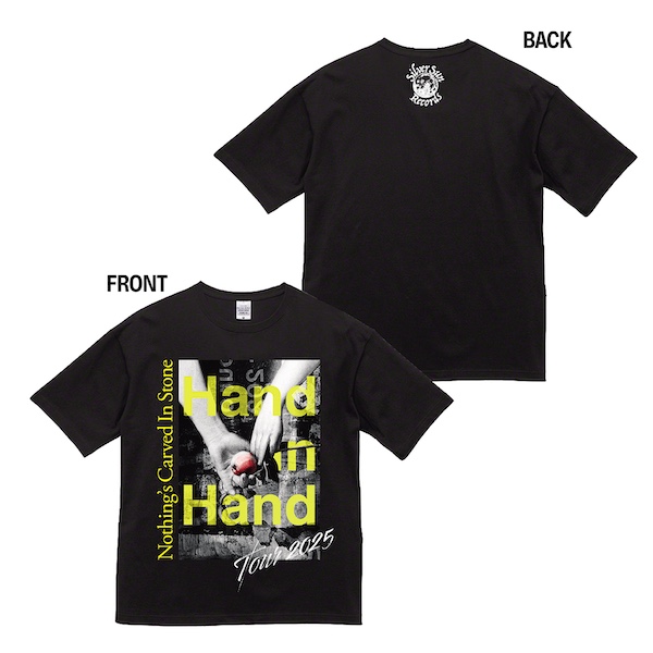 Hand In Hand Tour 2025 ビッグTシャツ ブラック