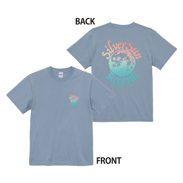 Silver Sun Records グラデーションTシャツ アシッドブルー